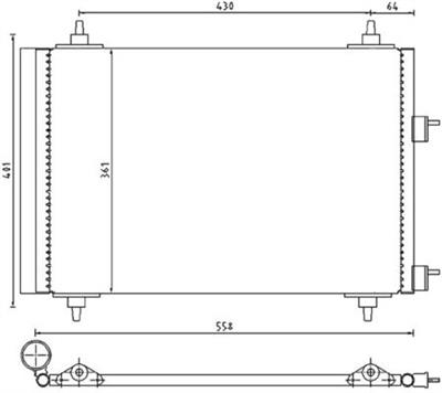 MAHLE ORIGINAL AC 315 000P Číslo výrobce: 351300671. EAN: 4057635021036.