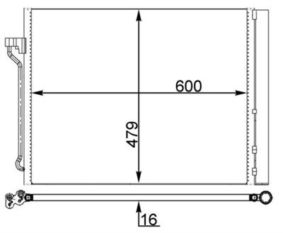 MAHLE ORIGINAL AC 463 000S Číslo výrobce: 351303634. EAN: 4057635023306.