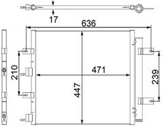 MAHLE ORIGINAL AC 481 000S