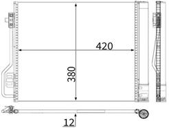 MAHLE ORIGINAL AC 488 000P