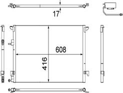 MAHLE ORIGINAL AC 498 000S