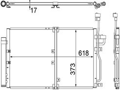 MAHLE ORIGINAL AC 510 000S