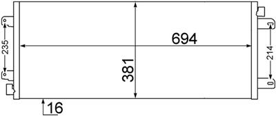 MAHLE ORIGINAL AC 527 000S Číslo výrobce: 351306651. EAN: 4057635024068.