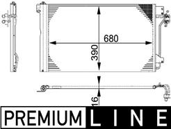 MAHLE ORIGINAL AC 672 000P