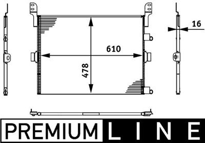 MAHLE ORIGINAL AC 673 000P Číslo výrobce: 351317661. EAN: 4057635025584.