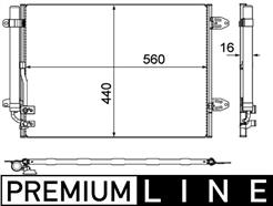 MAHLE ORIGINAL AC 733 000P