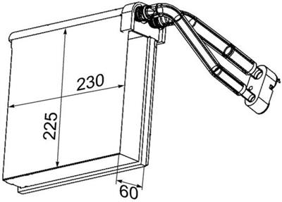 MAHLE ORIGINAL AE 95 000P Číslo výrobce: 351330731.