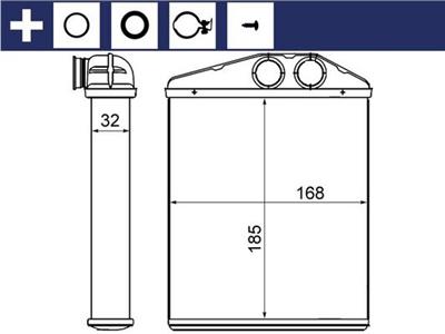 MAHLE ORIGINAL AH 13 000S Číslo výrobce: 351000611. EAN: 4057635045070.