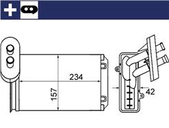 MAHLE ORIGINAL AH 19 000S