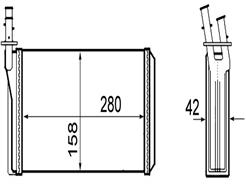 MAHLE ORIGINAL AH 63 000S