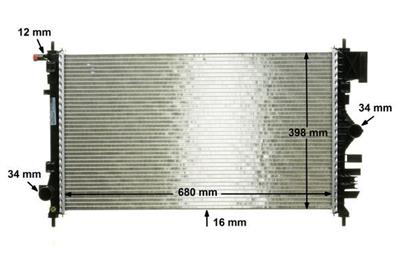 MAHLE ORIGINAL CR 1097 000P Číslo výrobce: 376754301. EAN: 4057635092944.