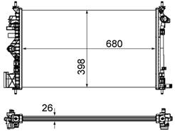 MAHLE ORIGINAL CR 1100 000P