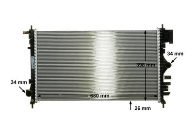 MAHLE ORIGINAL CR 1100 000P Číslo výrobce: 376754331. EAN: 4057635092975.