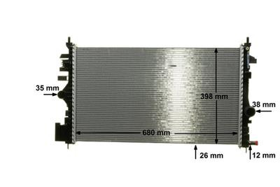 MAHLE ORIGINAL CR 1102 000P Číslo výrobce: 376754351. EAN: 4057635093002.