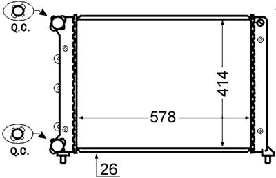MAHLE ORIGINAL CR 1411 000S Číslo výrobce: 376766081. EAN: 4057635096362.