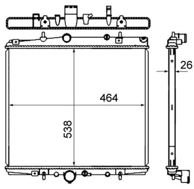 MAHLE ORIGINAL CR 1435 000S Číslo výrobce: 376767111. EAN: 4057635096638.
