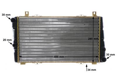 MAHLE ORIGINAL CR 2034 000S Číslo výrobce: 8MK 376 901-041. EAN: 4057635102797.