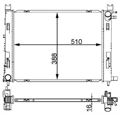 MAHLE ORIGINAL CR 2166 000S Číslo výrobce: 376912244. EAN: 4057635103985.
