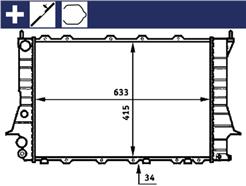 MAHLE ORIGINAL CR 358 000S