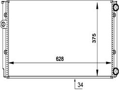MAHLE ORIGINAL CR 373 000S