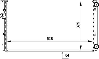 MAHLE ORIGINAL CR 373 000S Číslo výrobce: 376714044. EAN: 4057635084321.