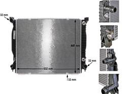 MAHLE ORIGINAL CR 424 000S