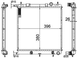 MAHLE ORIGINAL CR 556 000S