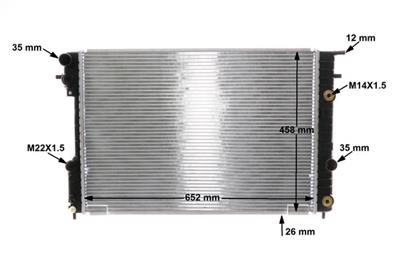 MAHLE ORIGINAL CR 560 000S Číslo výrobce: 8MK 376 718-661. EAN: 4057635086820.