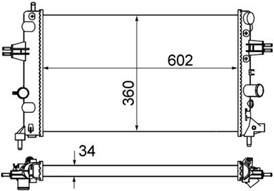 MAHLE ORIGINAL CR 574 000S Číslo výrobce: 376719064. EAN: 4057635087025.