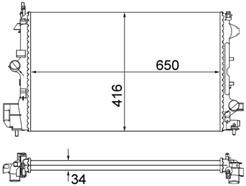 MAHLE ORIGINAL CR 835 001S