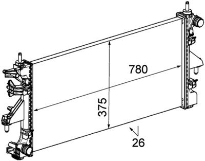 MAHLE ORIGINAL CR 885 000P Číslo výrobce: 376745091. EAN: 4057635090681.