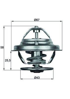 MAHLE ORIGINAL TX 19 75D Číslo výrobce: 2.086.75.312. EAN: 4250192910663.