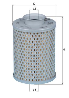 MAHLE ORIGINAL HX 5 Číslo výrobce: 72553638. EAN: 4009026001301.