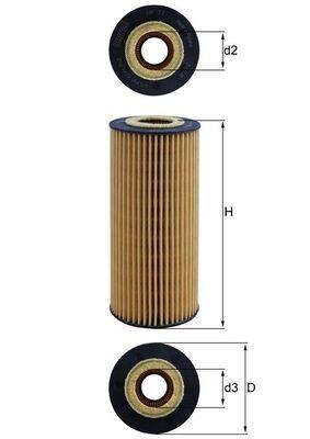 MAHLE ORIGINAL HX 77 Číslo výrobce: 70341772. EAN: 4009026509807.