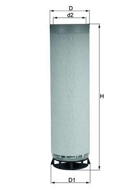 MAHLE ORIGINAL LXS 272 Číslo výrobce: 70322290. EAN: 4009026508329.