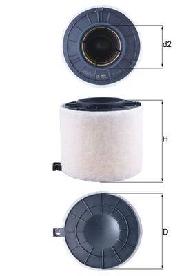 MAHLE ORIGINAL LX 4410 Číslo výrobce: 72455804. EAN: 4009026978269.