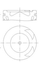 MAHLE ORIGINAL 001 PI 00186 000