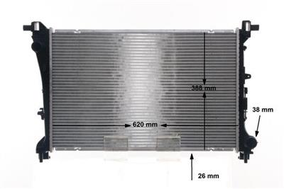 MAHLE ORIGINAL CR 1664 000S Číslo výrobce: 8MK 376 780-024. EAN: 4057635098731.