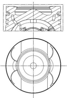 MAHLE ORIGINAL 001 PI 00133 000 Číslo výrobce: 83 L 178. EAN: 4057635173438.