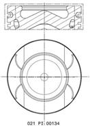 MAHLE ORIGINAL 021 PI 00134 000