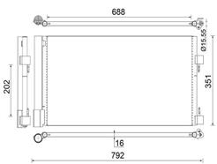 MAHLE ORIGINAL AC 486 000S
