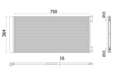 MAHLE ORIGINAL AC 945 000P Číslo výrobce: 351011491. EAN: 4057635130103.