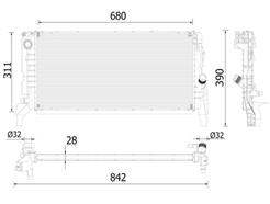 MAHLE ORIGINAL CR 2311 000P