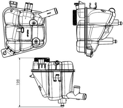 MAHLE ORIGINAL CRT 231 000S Číslo výrobce: 376922044. EAN: 4057635116831.