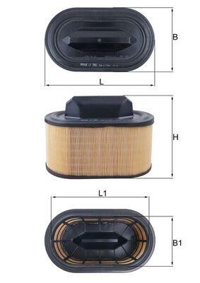 MAHLE ORIGINAL LX 2966 Číslo výrobce: 72486894. EAN: 4057635012188.