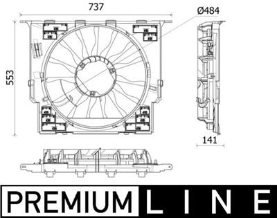 MAHLE ORIGINAL CFF 534 000P Číslo výrobce: 8EW 376 912-651. EAN: 4057635060172.