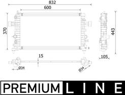 MAHLE ORIGINAL CR 2224 000P