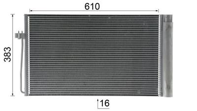 MAHLE ORIGINAL AC 345 000P Číslo výrobce: 351301331. EAN: 4057635021470.