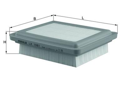 MAHLE ORIGINAL LX 1061 Číslo výrobce: 70372224. EAN: 4009026607671.