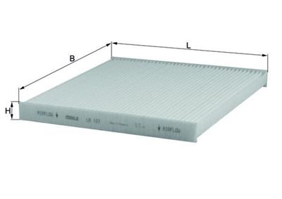 MAHLE ORIGINAL LA 107 Číslo výrobce: 76832117. EAN: 4009026507629.